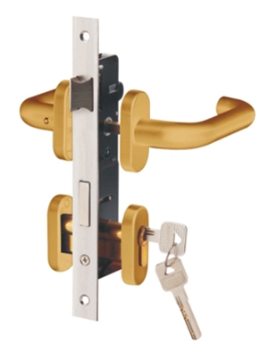 Arc side-hung door lock handle